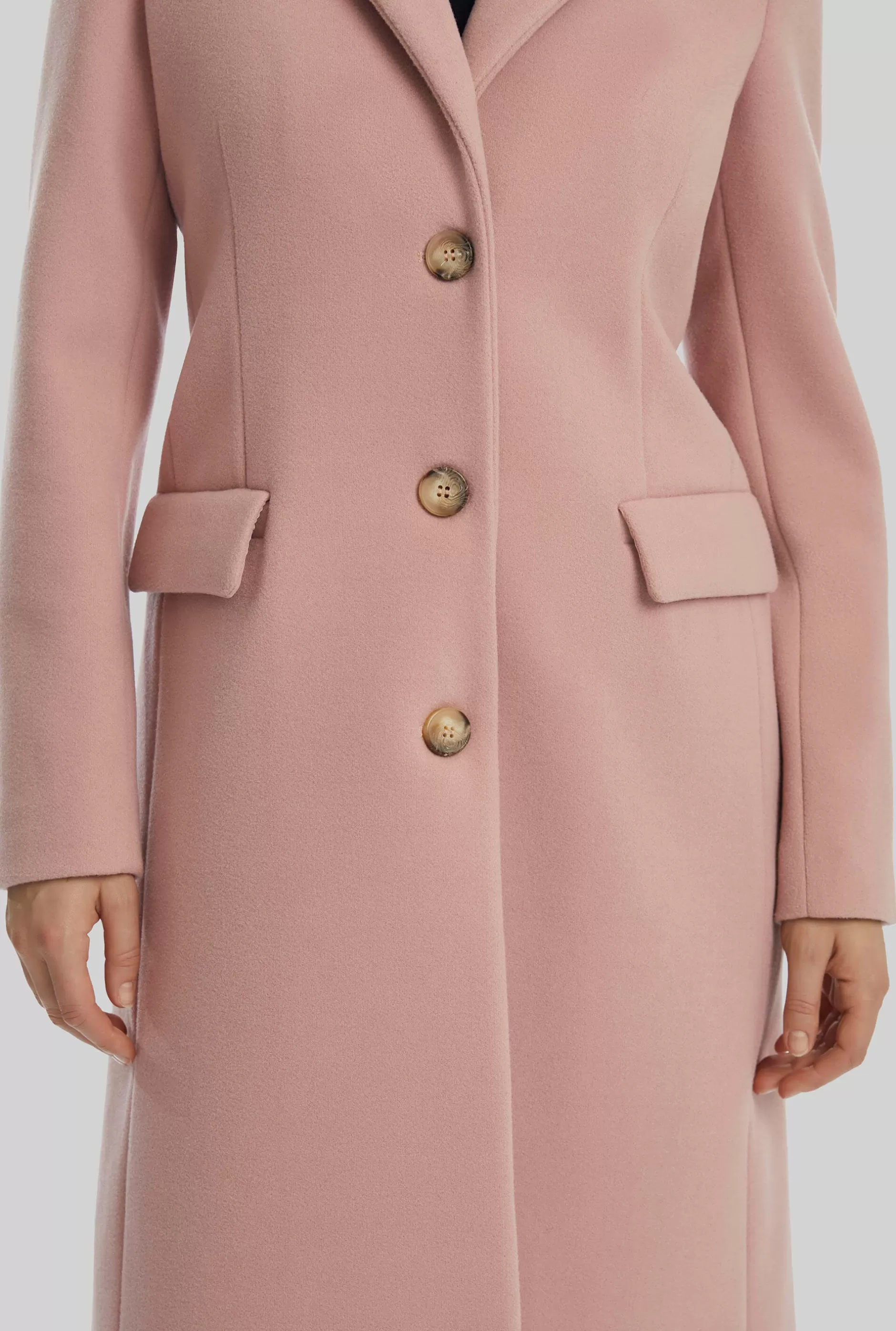 3 Button Coat Pink^James Lakeland Shop