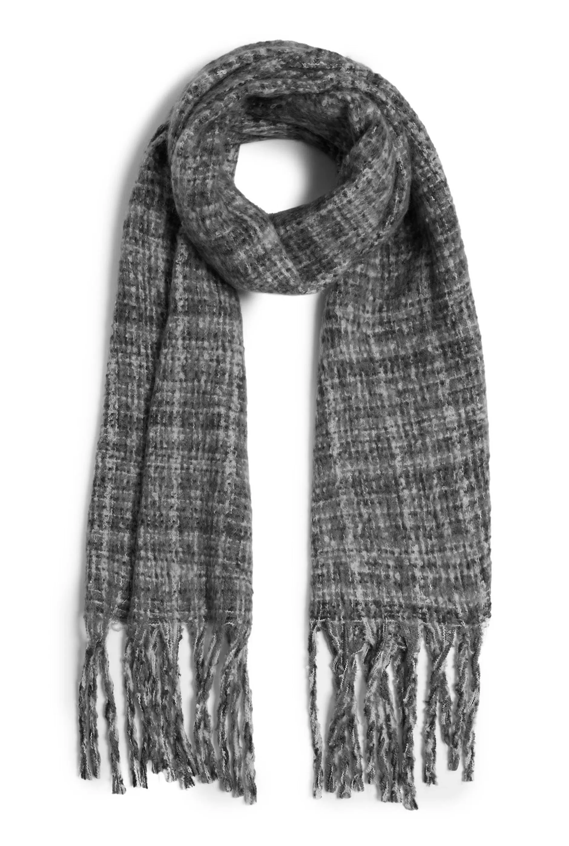 Check Detail Blanket Scarf Black^James Lakeland Sale