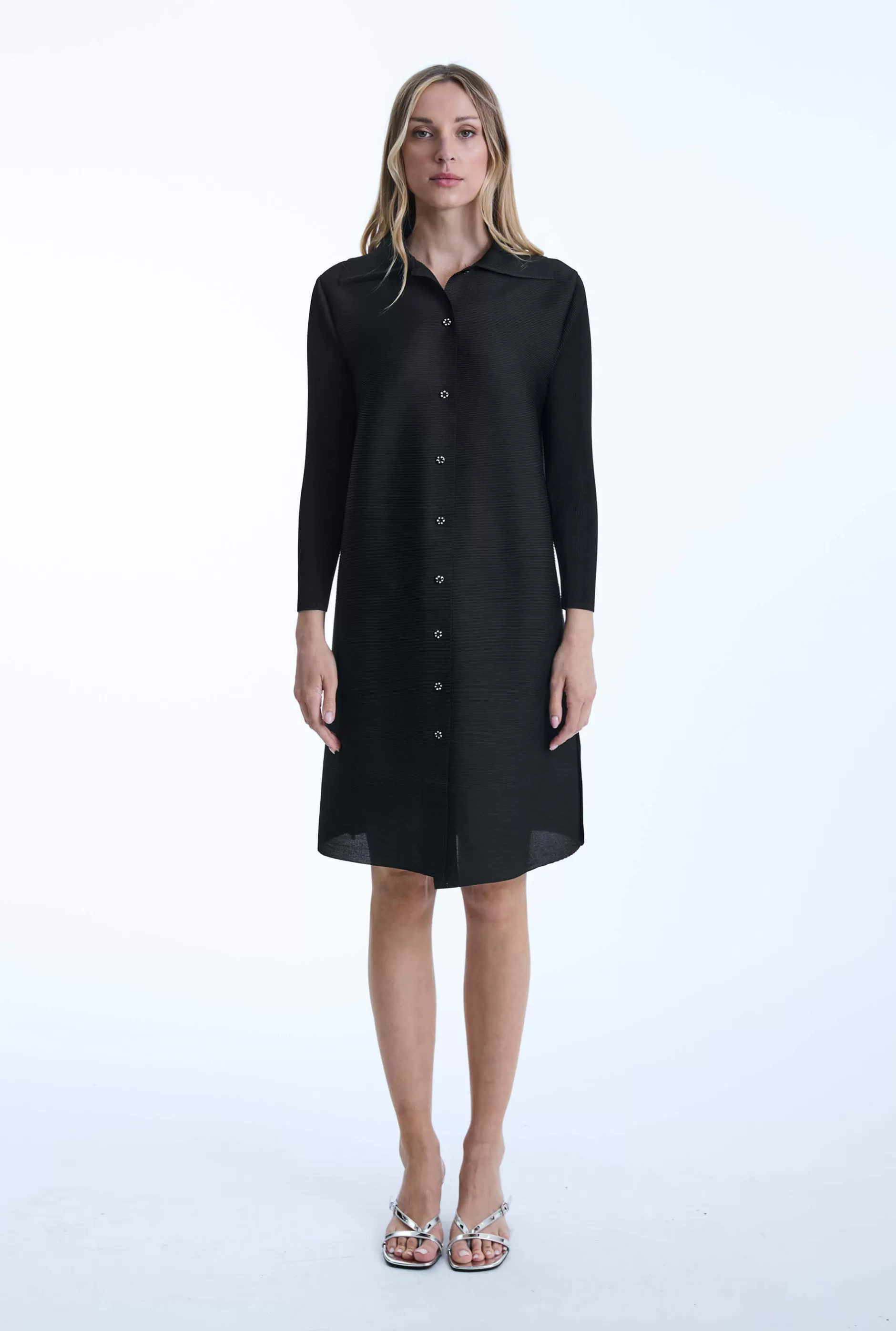 Pleated Black Dress^James Lakeland Shop