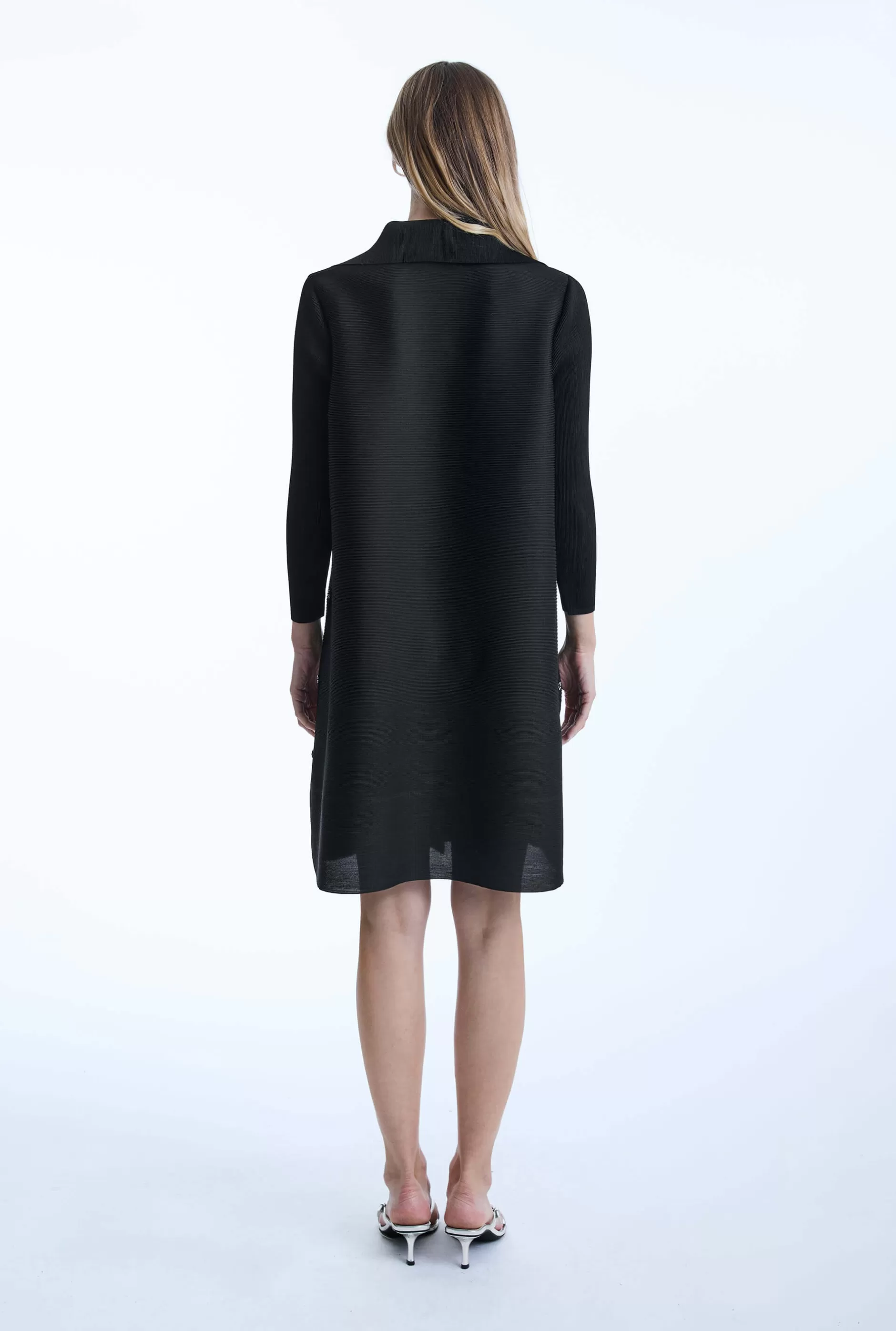 Pleated Black Dress^James Lakeland Shop