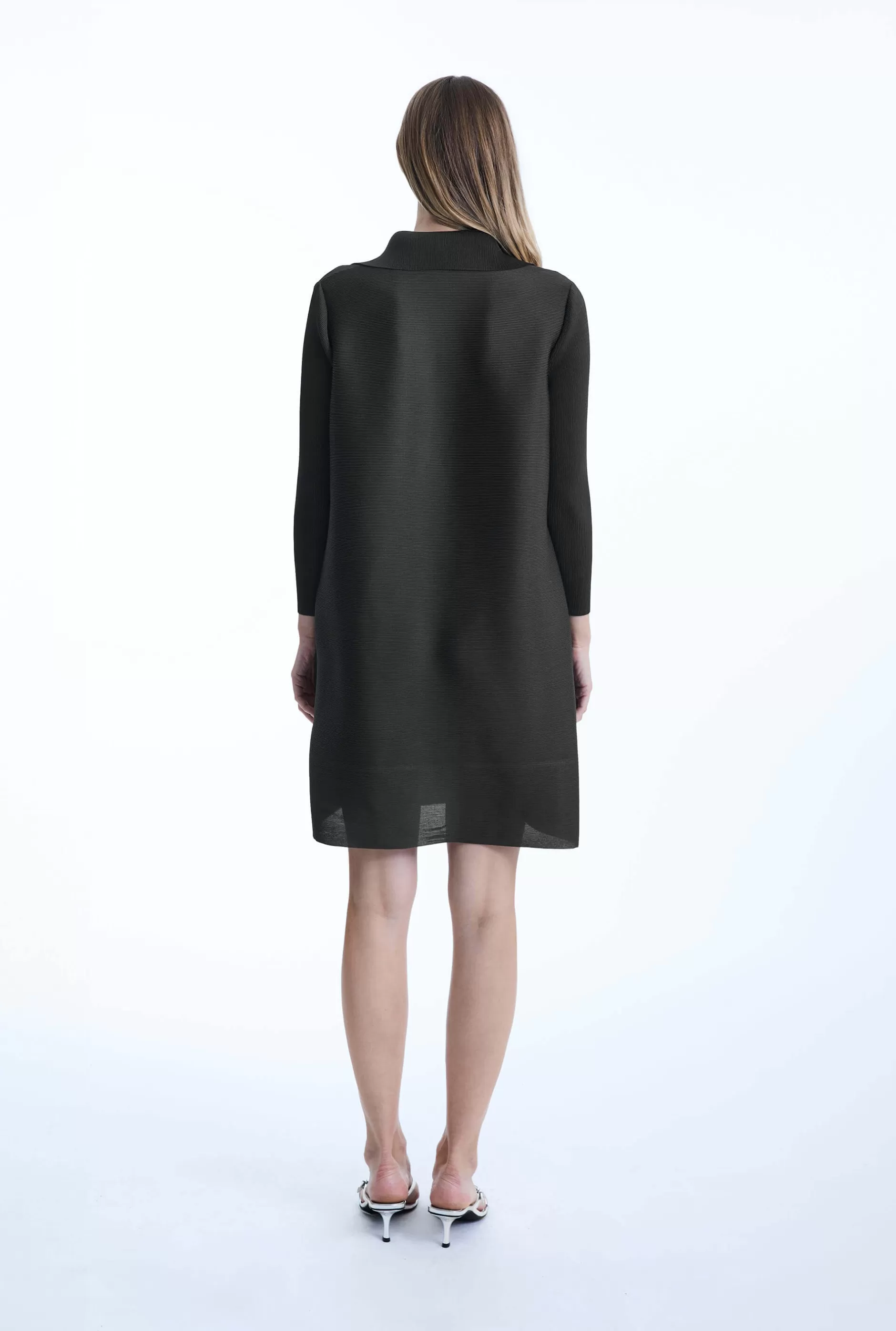 Pleated Charcoal Dress^James Lakeland Flash Sale