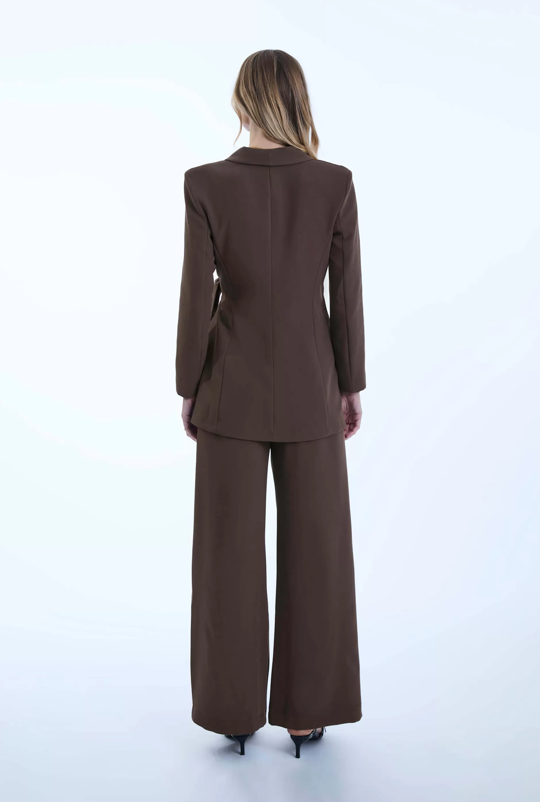 Side Brown Sash Blazer^James Lakeland Best Sale